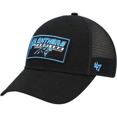 Youth '47 Black Carolina Panthers Levee MVP Trucker Adjustable Hat