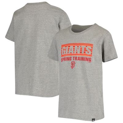 Youth '47 Gray San Francisco Giants Spring Training Team Bar T-Shirt