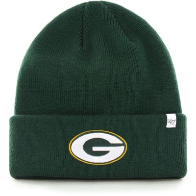 Youth '47 Green Green Bay Packers Basic Cuffed Knit Hat