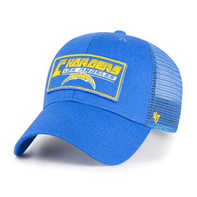Youth '47 Powder Blue Los Angeles Chargers Levee MVP Trucker Adjustable Hat