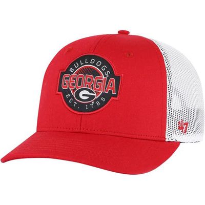 Youth '47 Red Georgia Bulldogs Scramble Trucker Adjustable Hat