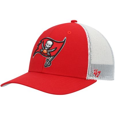 Youth '47 Red/White Tampa Bay Buccaneers Adjustable Trucker Hat