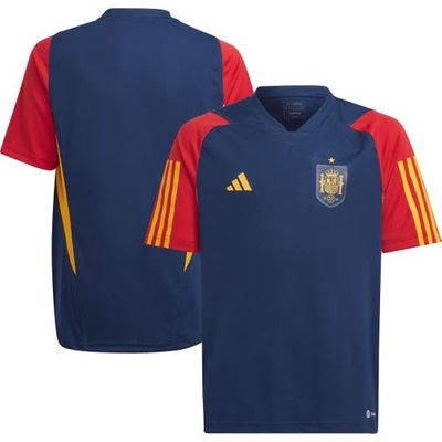 Youth adidas Navy Spain National Team Practice Training Jersey