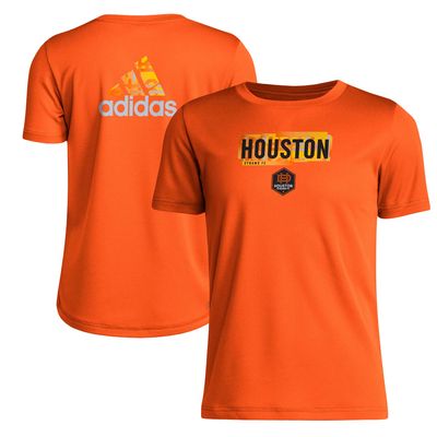 Youth adidas Orange Houston Dynamo FC Local Pop T-Shirt
