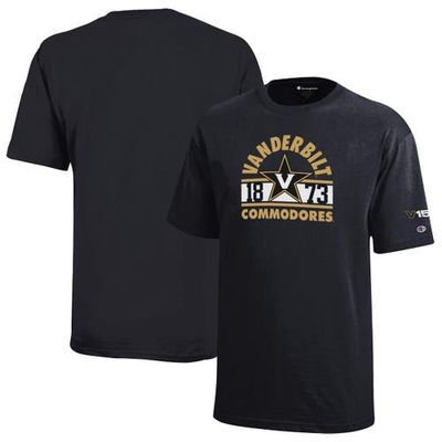 Youth Champion Black Vanderbilt Commodores 150th Anniversary T-Shirt