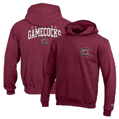 Youth Champion Garnet South Carolina Gamecocks Powerblend Two-Hit Pullover Hoodie