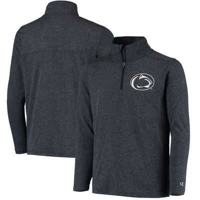 Youth Champion Heathered Navy Penn State Nittany Lions Field Day Quarter-Zip Jacket in Heather Navy