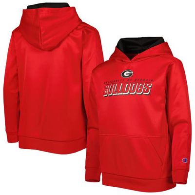 Youth Champion Red Georgia Bulldogs Field Day Fast Logo Pullover Hoodie