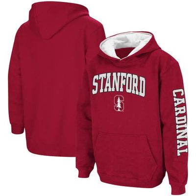 Youth Colosseum Cardinal Stanford Cardinal 2-Hit Team Pullover Hoodie