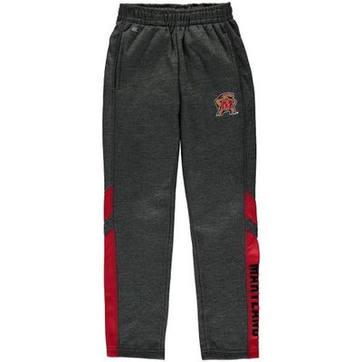 Youth Colosseum Heathered Charcoal Maryland Terrapins Fleece Pants in Heather Charcoal