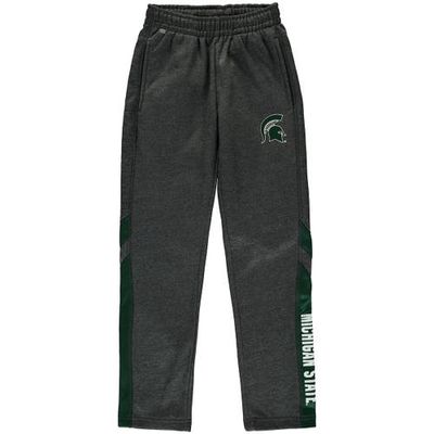 Youth Colosseum Heathered Charcoal Michigan State Spartans Fleece Pants in Heather Charcoal