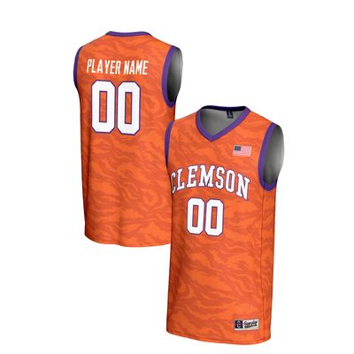 Youth GameDay Greats Orange Clemson Tigers NIL Pick-A-Player Men's Basketball Lightweight Jersey