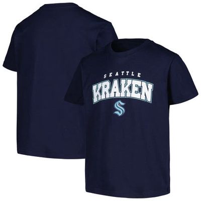 Youth Levelwear Deep Sea Blue Seattle Kraken Little Richmond Core T-Shirt in Navy