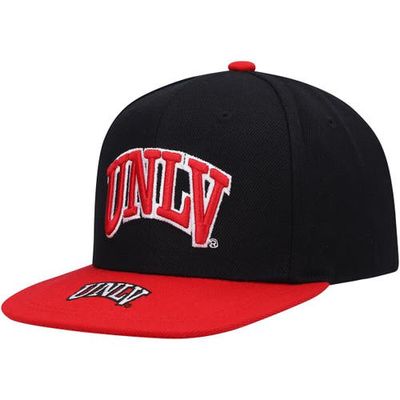 Youth Mitchell & Ness Black/Red UNLV Rebels Logo Bill Snapback Hat