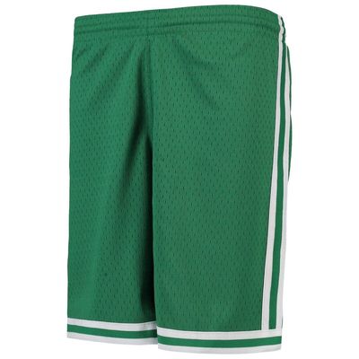 Youth Mitchell & Ness Green Boston Celtics Hardwood Classics Swingman Shorts