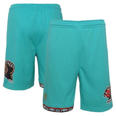 Youth Mitchell & Ness Turquoise Vancouver Grizzlies Hardwood Classics Swingman Shorts