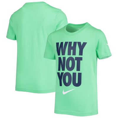 Youth Neon Green 3BRAND by Russell Wilson Why Not You T-Shirt