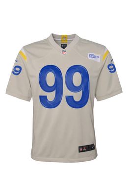 Youth Nike Aaron Donald Bone Los Angeles Rams Game Jersey in Cream