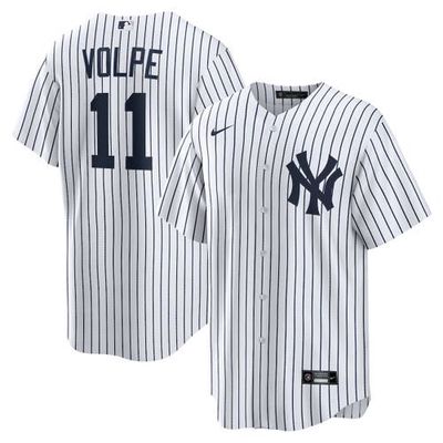 Youth Nike Anthony Volpe White New York Yankees Home Replica Player Jersey