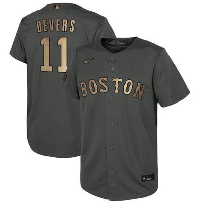 Youth Nike Rafael Devers Charcoal Boston Red Sox 2022 MLB All-Star Game Replica Player Jersey