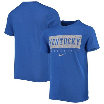 Youth Nike Royal Kentucky Wildcats Legend Basketball Practice Performance T-Shirt