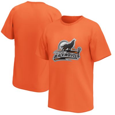 Youth Orange New England Black Wolves Primary Logo T-Shirt