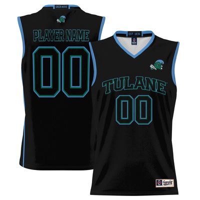 Youth ProSphere Black Tulane Green Wave NIL Pick-A-Player Men's Basketball Jersey