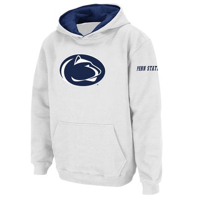Youth Stadium Athletic White Penn State Nittany Lions Big Logo Pullover Hoodie