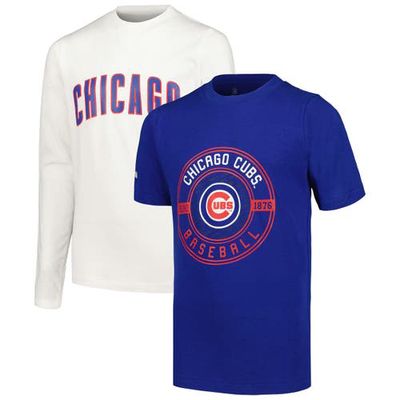 Youth Stitches Royal/White Chicago Cubs T-Shirt Combo Set