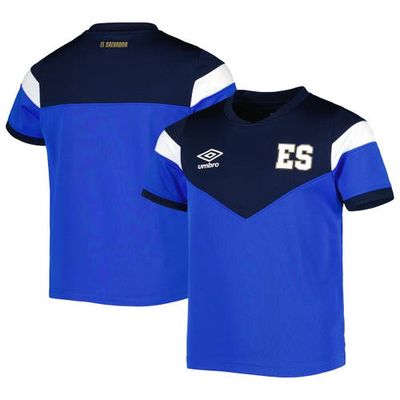 Youth Umbro Blue El Salvador National Team Training Jersey