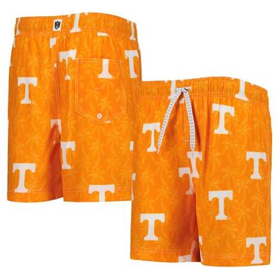 Youth Wes & Willy Tennessee Orange Tennessee Volunteers Palm Tree Swim Shorts