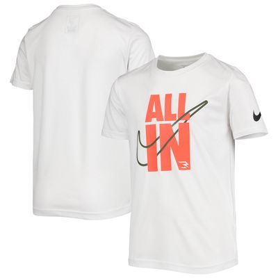 Youth White 3BRAND by Russell Wilson All In Performance T-Shirt