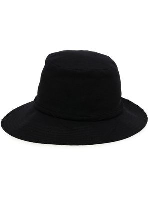 Y's distressed-finish fedora hat - Black