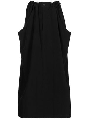 Y's draped maxi skirt - Black