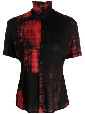 Y's graphic-print short-sleeve shirt - Red