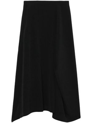 Y's high-waist midi skirt - Black