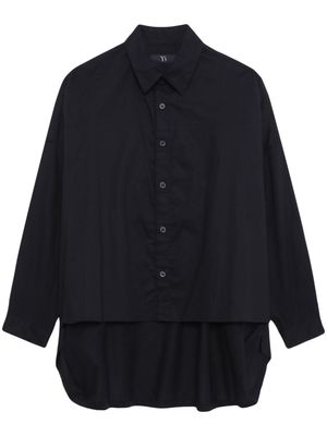 Y's long-sleeve cotton shirt - Black