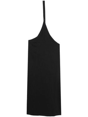 Y's shoulder-strap maxi skirt - Black