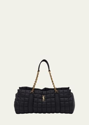 YSL Quilted Nylon Duffel Bag