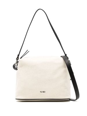 Yu Mei Ch'lita canvas shoulder bag - Neutrals