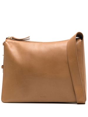 Yu Mei leather tote bag - Brown