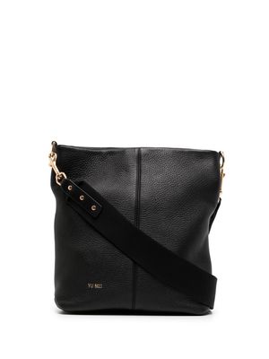 Yu Mei logo-embossed crossbody bag - Black