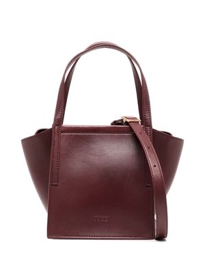 Yu Mei Milly trapeze leather bag - Red