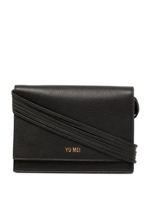 Yu Mei Suki nappa leather clutch bag - Black