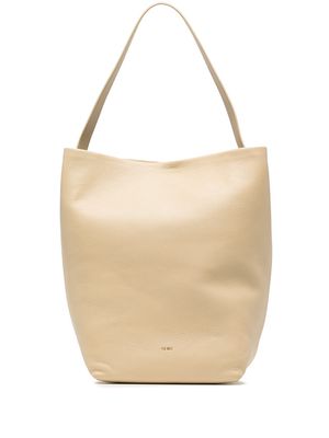 Yu Mei Teresa nappa leather tote bag - Neutrals