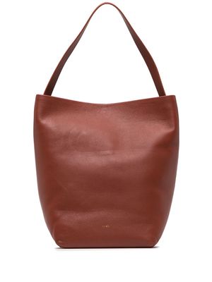 Yu Mei Teresa nappa leather tote bag - Red