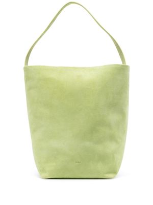 Yu Mei Teresa suede tote bag - Green