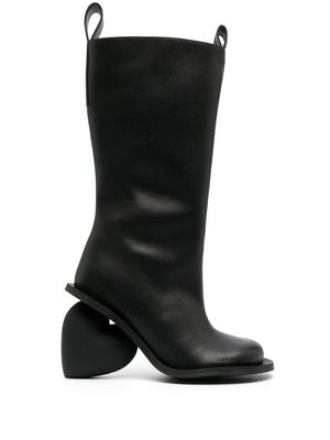 YUME YUME 110mm leather knee-length boots - Black