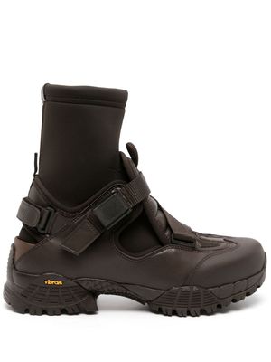YUME YUME Cloud Walker sock-ankle boots - Brown