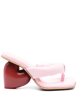 YUME YUME Love 110mm mules - Pink